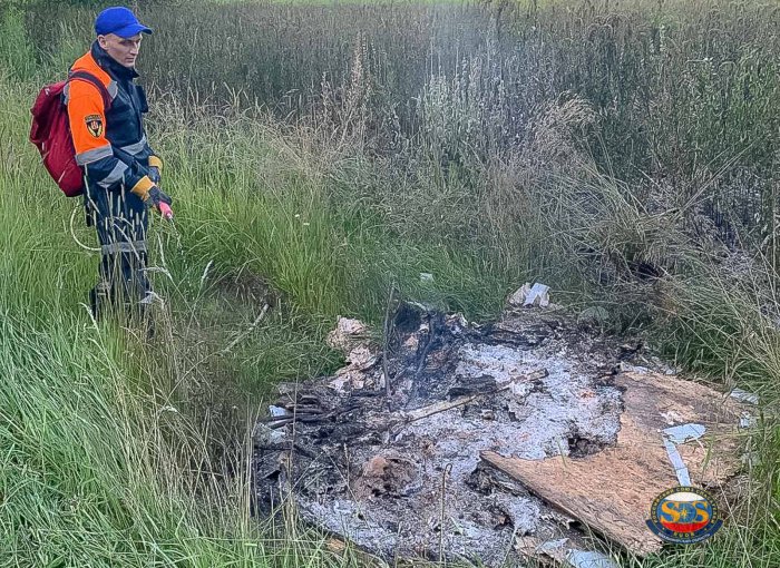 Спасатели владимирского РО РОССОЮЗСПАСа потушили палы травы у СНТ «Микрон» в Камешковском районе