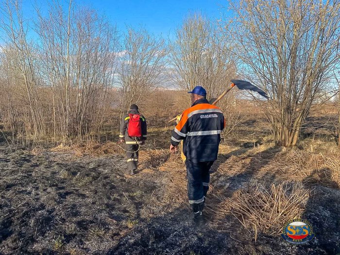 В поселке Боголюбово Владимирской области потушен ландшафтный пожар