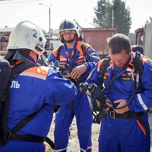 Спасатели АСФ РОССОЮЗСПАСА по Владимирской области провели тренировку на нефтебазе