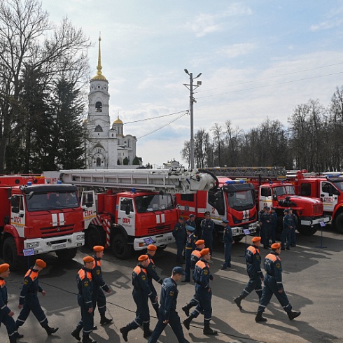 День пожарной охраны Российской Федерации отметили во Владимире