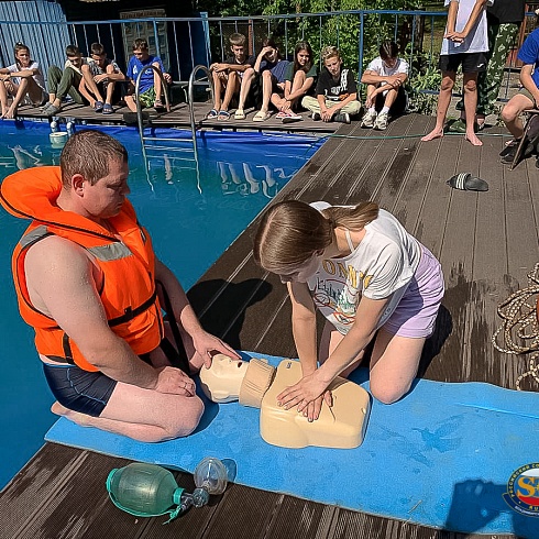 Во Владимирской области ребятам из смены «Юных спасателей» рассказали о безопасности на водных объектах