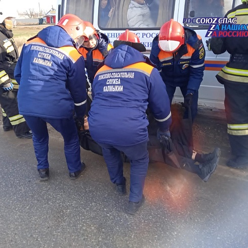 25 ноября поисково-спасательное подразделение КУ Республики Калмыкия "Центр гражданской защиты" приняло участие в штабной тренировке