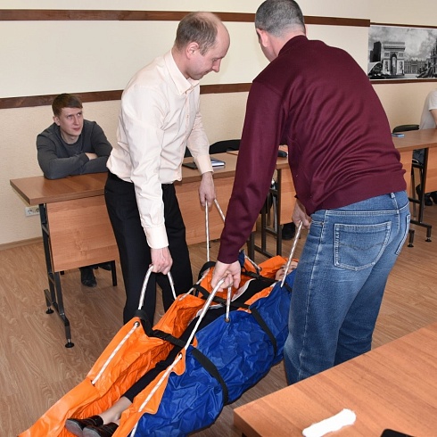 Занятия по оказанию первой помощи с сотрудниками  ООО «Радомир» в г. Ковров