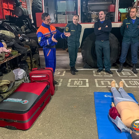 В Коврове пожарных обучили оказанию первой помощи пострадавшим в ДТП